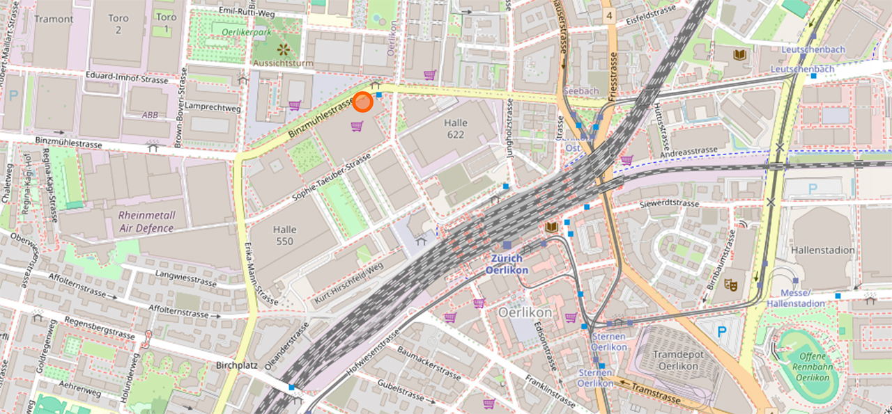 Openstreetmap Binzmühlestrasse 95 Zürich Ärztefon